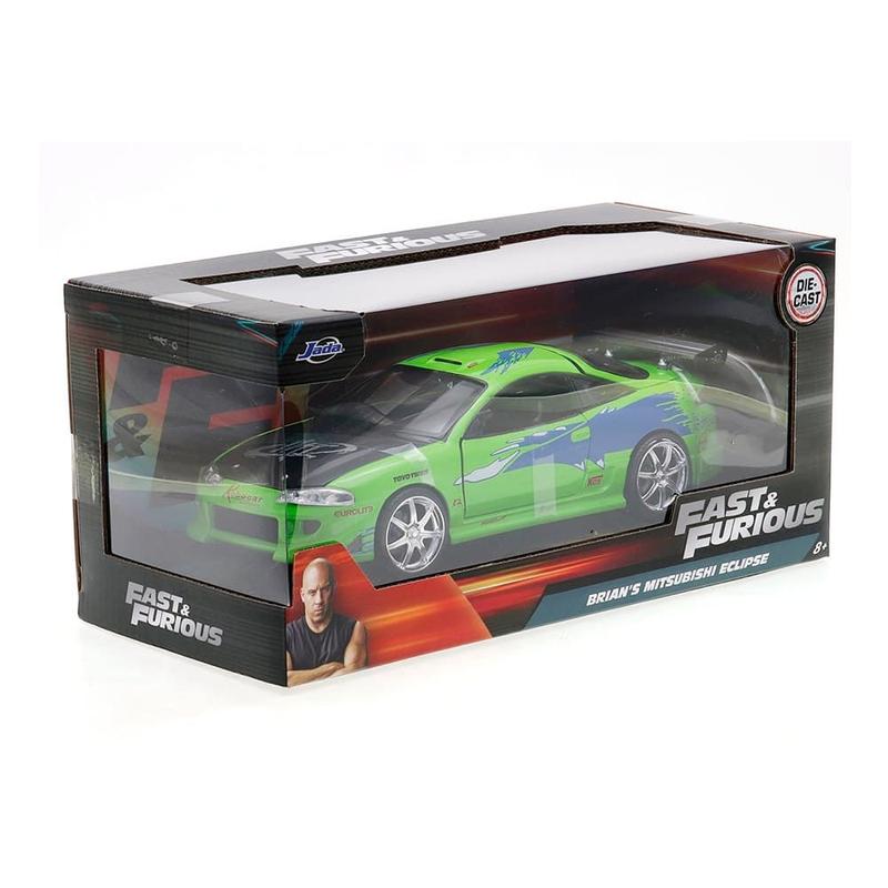 Miniatura 95 Mitsubishi Eclipse Brian Velozes E F 1:32 Jada